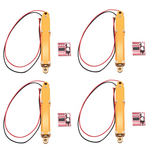 BOLAXHCA 4X N20 Elektrische Voll Metall Pleuelstange Schubstange Pleuelstange Schubstange mit Motor Antrieb Platine -6V von BOLAXHCA