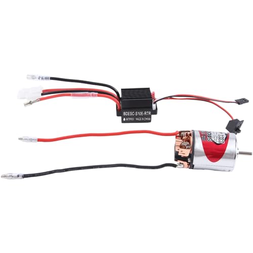 BOLAXHCA 540 Bürstenmotor 29T & 320A ESC Bürstenmotor-Geschwindigkeitsregler mit 2A BEC für 1/10 RC Off-Road-Rennwagen-Zubehör von BOLAXHCA