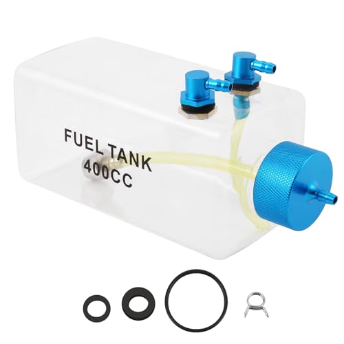 BOLAXHCA Kraftstofftank Benzin Transparente Plastikflasche 400CC CNC für RC Gas und Nitro Flugzeug von BOLAXHCA