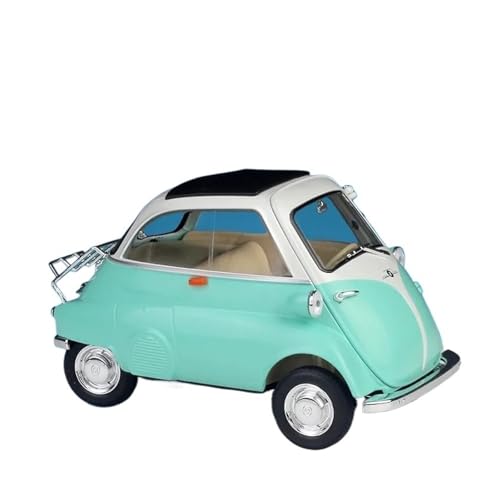 BOMXAN Klassisches Retro Automodell 1:18 Für BMW Ei Isetta Klassische Legierung Diecast Auto Modell Metall Spielzeug Fahrzeuge Simulation Miniatur Spielzeug Miniatur Im Maßstab Sammlerstück(Blue) von BOMXAN