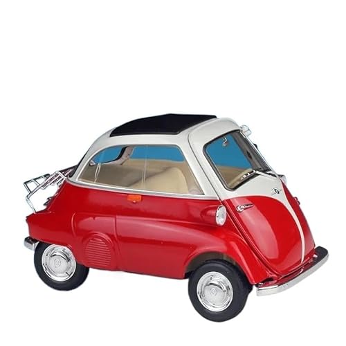 BOMXAN Klassisches Retro Automodell 1:18 Für BMW Ei Isetta Klassische Legierung Diecast Auto Modell Metall Spielzeug Fahrzeuge Simulation Miniatur Spielzeug Miniatur Im Maßstab Sammlerstück(Red) von BOMXAN