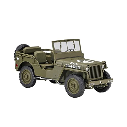 Klassisches Retro Automodell 1 18 Fit Für Jeep Alloy Car Metal Diecast Classical Truck Collection Schmücken Sie Jungenspielzeug Miniatur Im Maßstab Sammlerstück(B) von BOMXAN