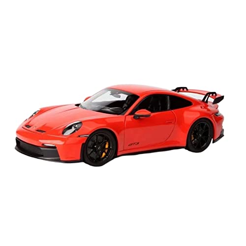 Klassisches Retro Automodell 1 18 Fit Für Porsche 911 GT3 2021 Orange Metall Modellauto Simulation Sammlung Spielzeug Ornamente Miniatur Im Maßstab Sammlerstück(B) von BOMXAN