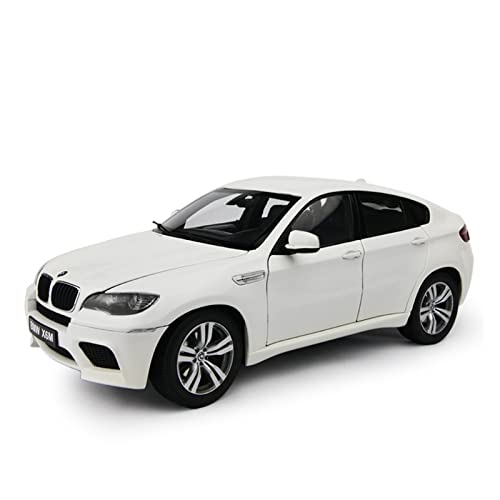 Klassisches Retro Automodell 1 18 Für BMW X6M X6 Hybrid High-Simulation Legierung Automodell Sammlung Ornamente Miniatur Im Maßstab Sammlerstück(White) von BOMXAN