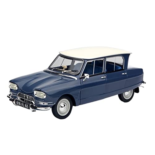 Klassisches Retro Automodell 1 18 Für Citroen Ami 6 Alu-Druckguss-Oldtimer-Modellsammlung Sammlung Blau Miniatur Im Maßstab Sammlerstück von BOMXAN