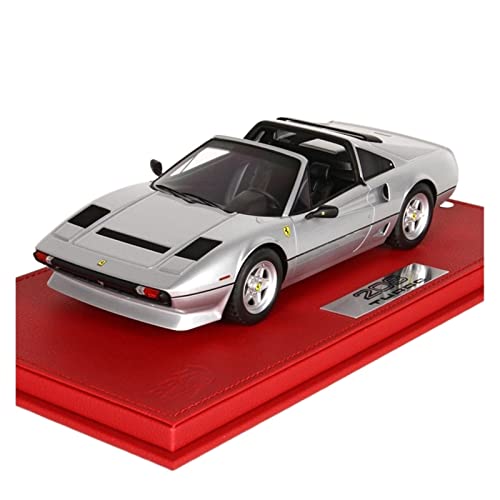 Klassisches Retro Automodell 1 18 Für Ferrari 208 GTS Turbo 1983 Legierung Automodell Dekoration Sammlung Geschenk Metallic-Silber Miniatur Im Maßstab Sammlerstück von BOMXAN