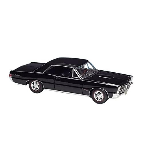 Klassisches Retro Automodell 1 18 Für Ford Pontiac GTO 1965 Schwarz Fahrzeug Statische Metalllegierung Diecast Simulation Modellauto Miniatur Im Maßstab Sammlerstück(B) von BOMXAN