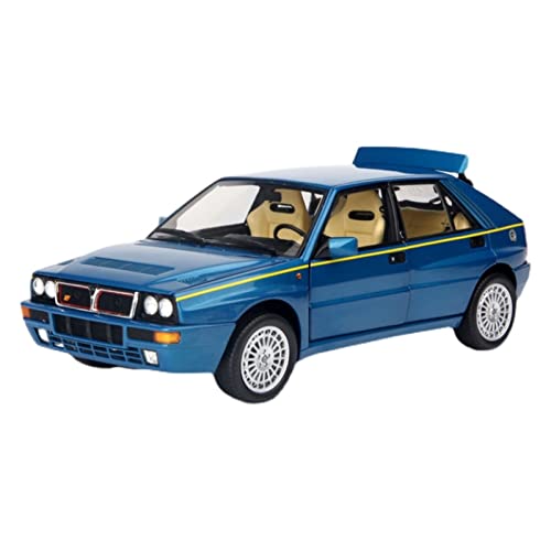 Klassisches Retro Automodell 1 18 Für Lancia Delta HF -1992 Alu-Automodellsammlung Sammlung Mit Tür Offen Blau Miniatur Im Maßstab Sammlerstück von BOMXAN