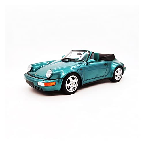 Klassisches Retro Automodell 1 18 Für Porsche 911 964 Carrera Grün Limited Edition Simulation Harz Automodell Geschenkkollektion Miniatur Im Maßstab Sammlerstück von BOMXAN