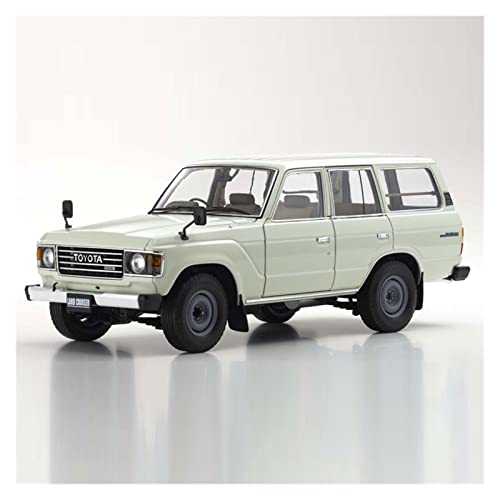 Klassisches Retro Automodell 1 18 Für Toyota Land Cruiser 60 Simulation Legierung Automodell Dekoration Sammlung Geschenk Miniatur Im Maßstab Sammlerstück(White) von BOMXAN