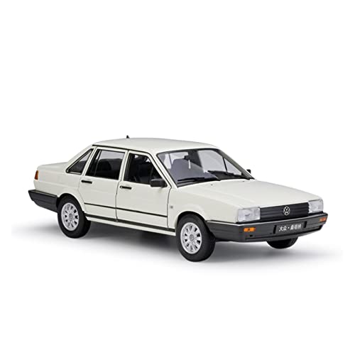 Klassisches Retro Automodell 1 18 Für Volkswagen Santana Legierungsmodellsimulationssammlung Metallautomodellverzierungen Miniatur Im Maßstab Sammlerstück(White) von BOMXAN