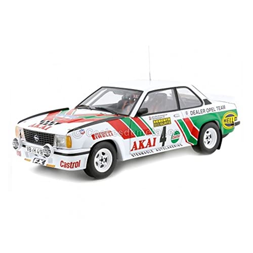 Klassisches Retro Automodell 1 18 for Opel Ascona 400 1981 WRC Rallye Auto Simulation Legierung Auto Modell Sammlung Geschenk Spielzeug Handwerk Miniatur Im Maßstab Sammlerstück von BOMXAN