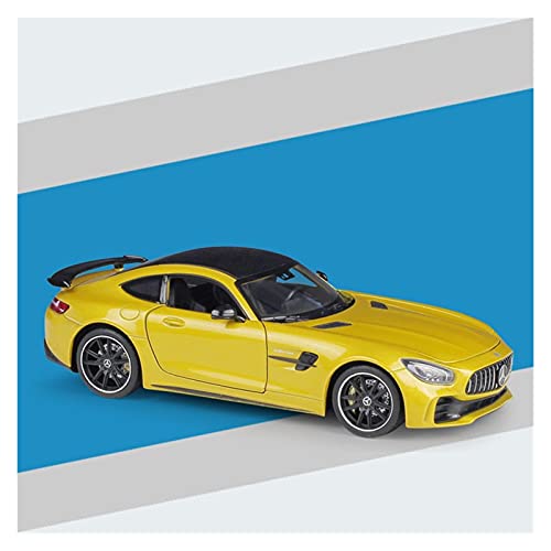 Klassisches Retro Automodell 1 24 Diecast Für Mercedes-Benz AMG GT R Sportwagen Simulation Legierung Auto Modell Spielzeug Geschenk Sammlung Handwerk Miniatur Im Maßstab Sammlerstück(Yellow) von BOMXAN