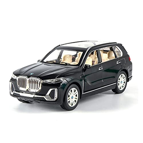 Klassisches Retro Automodell 1 24 Für BMW X7 Diecast-Legierung Automodell SUV-Geländewagen Ziehen Sound Und Leichtes Kindergeschenkspielzeugauto Zurück Miniatur Im Maßstab Sammlerstück(Taglia unica) von BOMXAN