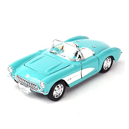 Klassisches Retro Automodell 1 24 Für Chevrolet Corvette Retro Auto Hohe Simulation Zinklegierung Automodell Für Erwachsene Werbegeschenk Miniatur Im Maßstab Sammlerstück(Blau) von BOMXAN