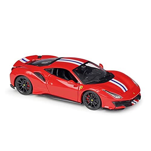 Klassisches Retro Automodell 1 24 Für Ferrari 488 Pista Sportwagen Simulation Legierung Automodell Spielzeug Geschenk Sammlung Ornamente Display Handwerk Miniatur Im Maßstab Sammlerstück von BOMXAN