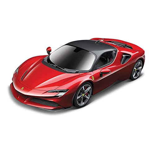 Klassisches Retro Automodell 1 24 Für Ferrari LAFerrari Metalllegierung Hohe Simulation Zurückziehen Automodell Für Erwachsene Werbegeschenk Miniatur Im Maßstab Sammlerstück(Rot) von BOMXAN