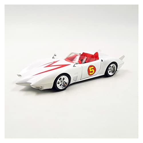 Klassisches Retro Automodell 1 24 Für Mach 5 White Model Alloy Concept Super Car Fast Racing Model Collection Souvenir Display Miniatur Im Maßstab Sammlerstück von BOMXAN