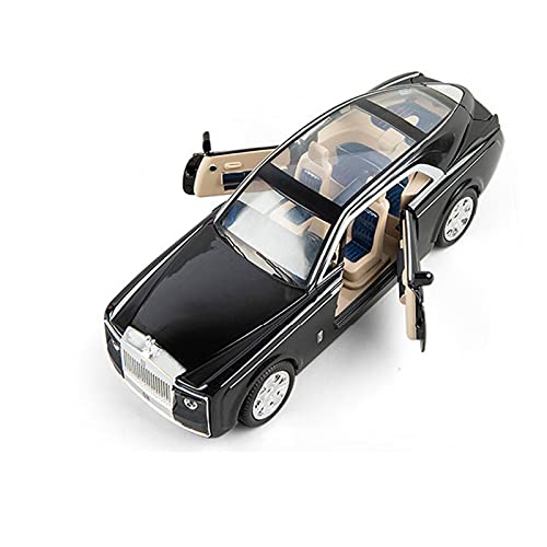 Klassisches Retro Automodell 1 24 Für Rolls-Royce Auto Modell Metall Modell Auto Legierung Druckguss Auto Kinder Spielzeug Geschenk Sammlung Miniatur Im Maßstab Sammlerstück(Schwarz) von BOMXAN