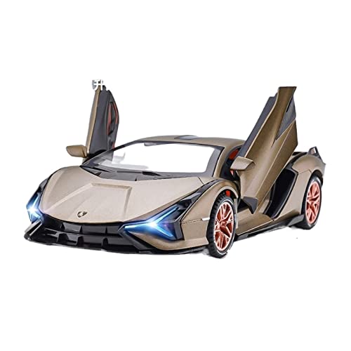 Klassisches Retro Automodell 1 24 Geeignet Für Lamborghini Lightning Sportwagen Simulation Druckguss Automodell Boys Day Gift Collection Miniatur Im Maßstab Sammlerstück(B) von BOMXAN