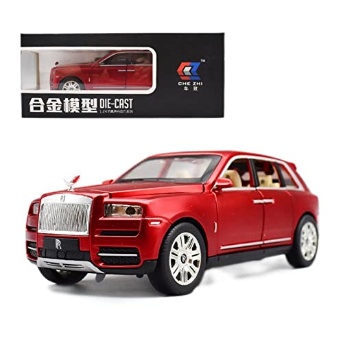 Klassisches Retro Automodell 1 24 Simulation for Rolls Royce Cullinan Legierung Automodell Druckguss Sound Licht Pull-Back Fahrzeug Spielzeug Geschenke Miniatur Im Maßstab Sammlerstück(Blau) von BOMXAN