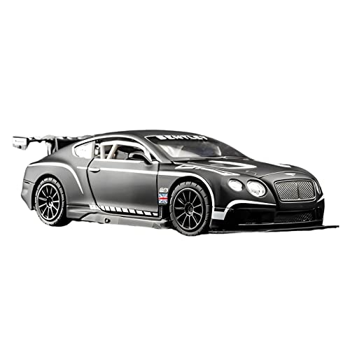 Klassisches Retro Automodell 1 32 Fit Für Bentley GT3 Mini Exquisite Automodell Metalldruckguss Spielzeug Zurückziehen Autos Junge Geschenk Schwarz Miniatur Im Maßstab Sammlerstück(D) von BOMXAN