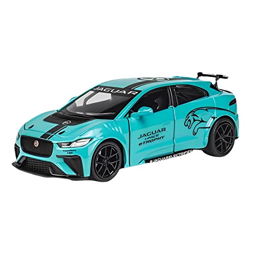 Klassisches Retro Automodell 1 32 Fit Für Jaguar I PACE Racing Police Alloy Diecasts Automodell Miniatur Schmücken Junge Spielzeugfahrzeuge Miniatur Im Maßstab Sammlerstück(A) von BOMXAN