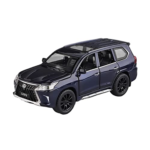 Klassisches Retro Automodell 1 32 Fit Für Lexus LX570 Legierungssimulation Automodell Sound Und Licht Spielzeugauto Ornamente Sammlung Junge Geschenk Miniatur Im Maßstab Sammlerstück(B) von BOMXAN