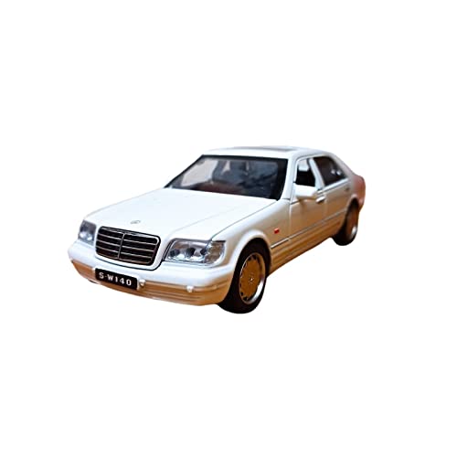 Klassisches Retro Automodell 1 32 Fit Für Mercedes-Benz S-W140 Stil Metalllegierung Simulation Automodell Zu Öffnende Türen Spielzeugsammlung Miniatur Im Maßstab Sammlerstück(C) von BOMXAN