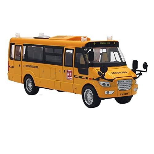 Klassisches Retro Automodell 1 32 Fit Für Universität Schulbus Bus Schulbus Druckguss Legierung Modell Spielzeug Sammlung Souvenir Display Miniatur Im Maßstab Sammlerstück von BOMXAN