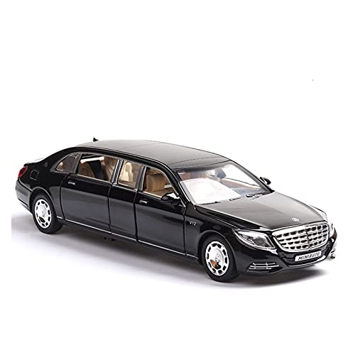 Klassisches Retro Automodell 1 32 Für Maybach S650 Extended Alloy Diecast Car Model V12 Sound and Light 6 Türen Kinder Geschenk Spielzeugauto Miniatur Im Maßstab Sammlerstück(Taglia unica) von BOMXAN