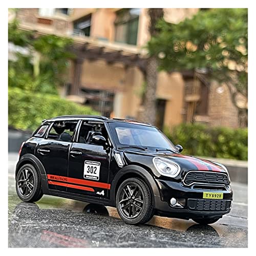 Klassisches Retro Automodell 1 32 for Mini Cooper Druckgusslegierung Automodell Junge Geschenksammlung Geschenkdekoration Miniatur Im Maßstab Sammlerstück(Schwarz) von BOMXAN