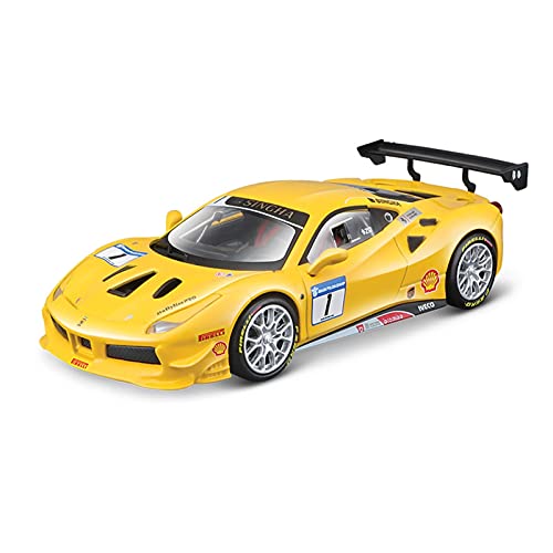 Klassisches Retro Automodell 1 43 Für Ferrari 488 GTE 312P F430GTC 308GTB 458GT3 488 Challenge Static Die Cast Fahrzeuge Sammlermodell Rennwagen Spielzeug Miniatur Im Maßstab Sammlerstück(Taglia unica von BOMXAN