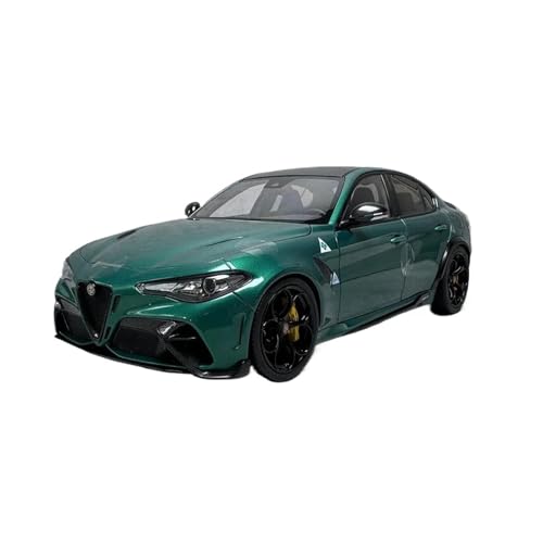 Klassisches Retro Automodell 1:18 Für Alfa Romeo Juliet Quadrifoglio MH MOTORHELIX Alloy Full Car Model Collection Und Display Miniatur Im Maßstab Sammlerstück(Green) von BOMXAN