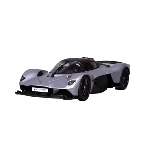 Klassisches Retro Automodell 1:18 Für Aston Martin Valkyrie Legierung Miniatur-Druckguss-Automodell Spielzeug Weihnachtskollektion Display Miniatur Im Maßstab Sammlerstück(Silver) von BOMXAN