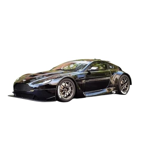 Klassisches Retro Automodell 1:18 Für Aston Martin Vantage V12 GT3 Sportwagen Modellsammlung Spielzeug Für Freunde Und Familie 81308 Miniatur Im Maßstab Sammlerstück(Black) von BOMXAN