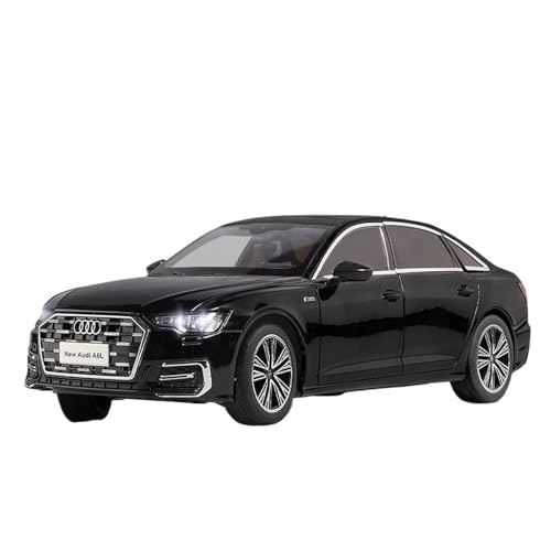 Klassisches Retro Automodell 1:18 Für Audi A6 Alloy Diecast Car Model Sound and Light High Simulation Collection Kinderspielzeug Miniatur Im Maßstab Sammlerstück(Black) von BOMXAN