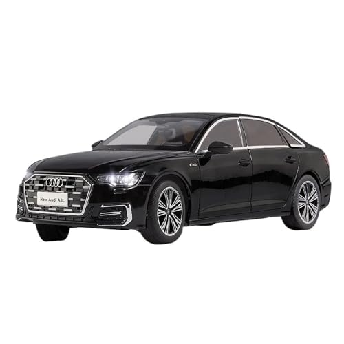 Klassisches Retro Automodell 1:18 Für Audi A6 L Legierung Auto Diecast Modell Sound Und Licht Zurückziehen Spielzeug Trendige Display Ornament Miniatur Im Maßstab Sammlerstück(Black) von BOMXAN