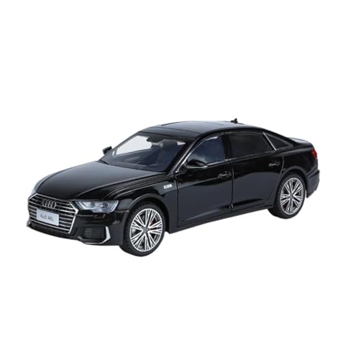 Klassisches Retro Automodell 1:18 Für Audi A6 Legierung Auto Modell Fahrzeuge Hohe Simulation Sound Und Licht Sammlung Kinder Spielzeug Miniatur Im Maßstab Sammlerstück(Black) von BOMXAN