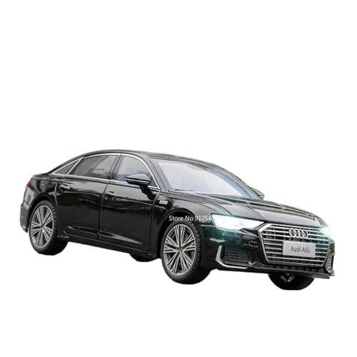 Klassisches Retro Automodell 1:18 Für Audi A6L Legierung Auto Modell Spielzeug Diecast Autos 6 Türen Geöffnet Mit Sound Licht Zurückziehen Modelle Spielzeug Miniatur Im Maßstab Sammlerstück von BOMXAN