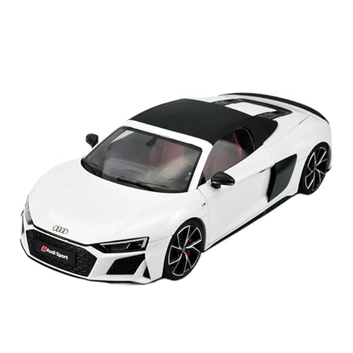 Klassisches Retro Automodell 1:18 Für Audi R8 2021 Cabrio Legierung Simulationsautomodell Fan-Kollektion Heimdekoration Ornamente Miniatur Im Maßstab Sammlerstück von BOMXAN