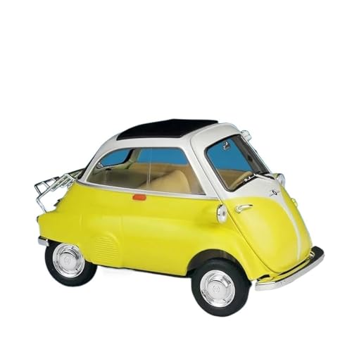 Klassisches Retro Automodell 1:18 Für BMW Ei Isetta Klassische Legierung Diecast Auto Modell Metall Spielzeug Fahrzeuge Simulation Miniatur Spielzeug Miniatur Im Maßstab Sammlerstück(Yellow) von BOMXAN