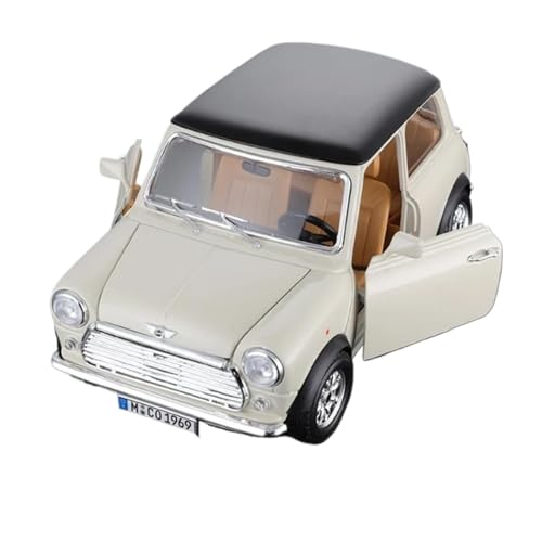 Klassisches Retro Automodell 1:18 Für BMW Mini Cooper Classics Alloy Diecast Metal Car Model Simulation Collection Ornaments Miniatur Im Maßstab Sammlerstück von BOMXAN