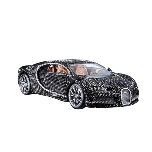 Klassisches Retro Automodell 1:18 Für Bburago Bugatti Chiron Crystal Version Legierung Miniatur-Druckguss-Automodell New Global Limited Edition Miniatur Im Maßstab Sammlerstück von BOMXAN