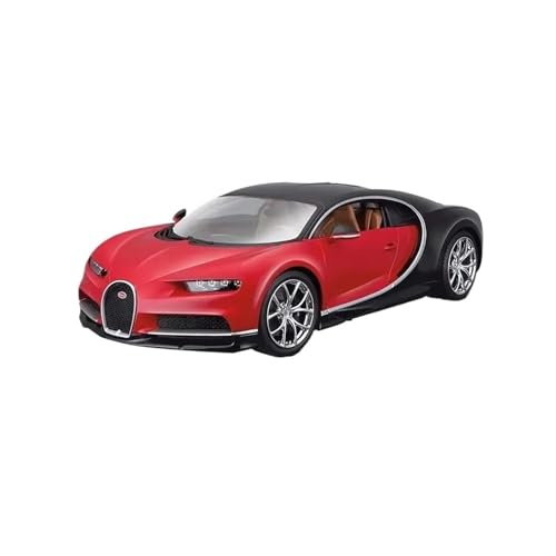 Klassisches Retro Automodell 1:18 Für Bugatti Sports Legierung Miniatur Diecast Auto Modell Bugatti Chiron Spielzeug Auto Modell Weihnachten Kinder Spielzeug Miniatur Im Maßstab Sammlerstück(Red) von BOMXAN