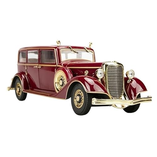 Klassisches Retro Automodell 1:18 Für Cadill Puyi Dragon Car Sammlerstück Legierungsautomodell Klassisches Ornament-Souvenir des Letzten Kaisers Miniatur Im Maßstab Sammlerstück von BOMXAN