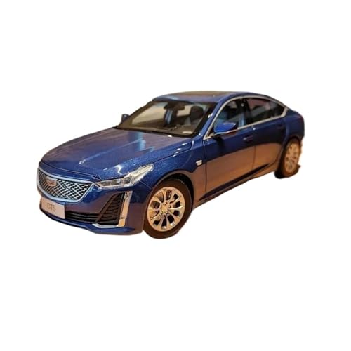 Klassisches Retro Automodell 1:18 Für Cadillac CT XT 4 5 6 Druckguss-Legierung Simulation Automodell Jungen Sammlung Dekoration Spielzeug Miniatur Im Maßstab Sammlerstück(Blue) von BOMXAN