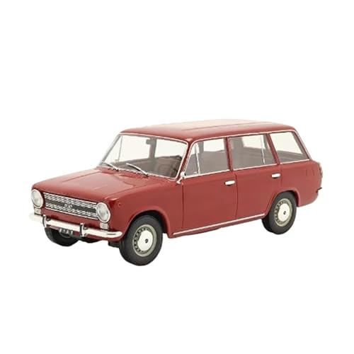 Klassisches Retro Automodell 1:18 Für FIAT 124 Kombi Rotes Legierungsautomodell Erwachsener Junge Spielzeug Sammlerstück Souvenir Dekoration Miniatur Im Maßstab Sammlerstück von BOMXAN