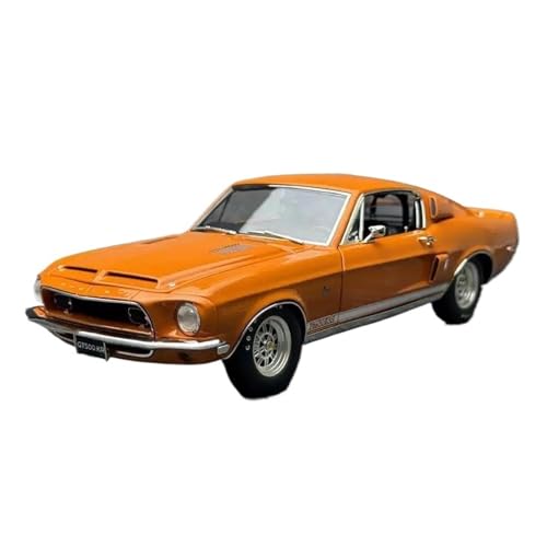 Klassisches Retro Automodell 1:18 Für Ford Shelby GT500 KR 1968 Muscle Car Legierungsautomodell, Statische Ausstellungsstücksammlung Miniatur Im Maßstab Sammlerstück von BOMXAN