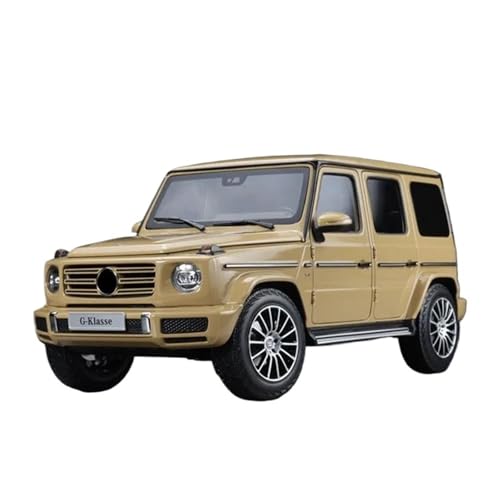 Klassisches Retro Automodell 1:18 Für G-Klasse Großer G500 SUV 2018 Legierung Volloffenes Automodell Ornamente Jungenkollektion Miniatur Im Maßstab Sammlerstück(Yellow) von BOMXAN